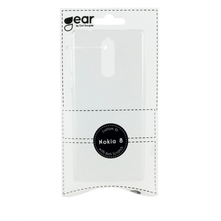 Gear Suojakuori Läpinäkyvä - Nokia 8