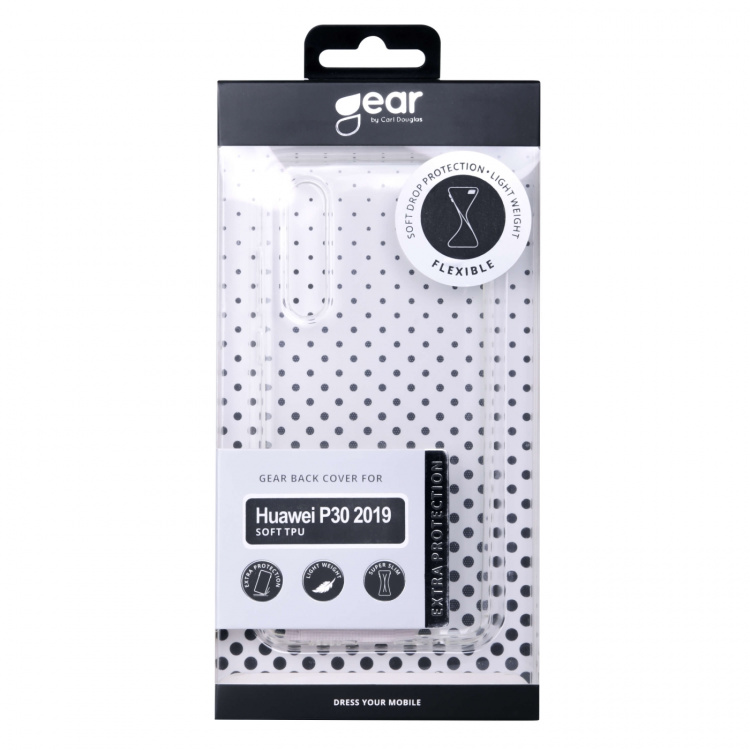Gear Suojakuori TPU Läpinäkyvä - Huawei P 30 2019 Gear Suojakuori TPU Läpinäkyvä - Huawei P 30 2019