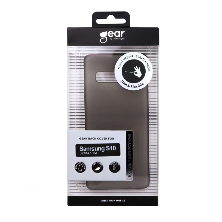 Gear Suojakuori Ultraslim Musta - Samsung S10