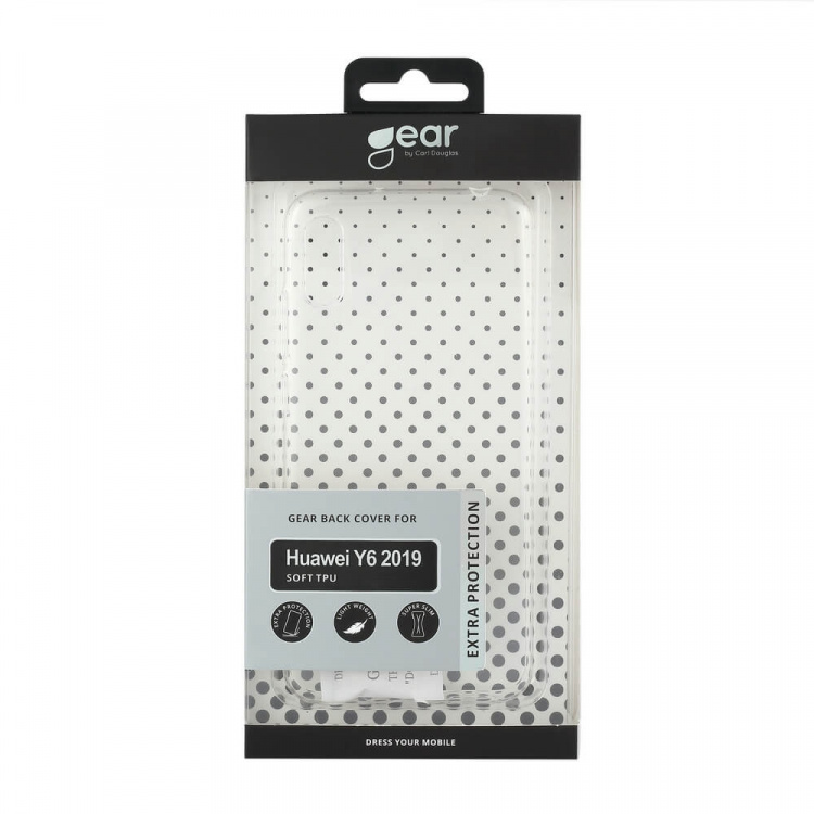 Gear Suojakuori TPU Läpinäkyvä - Huawei Y6 2019 Gear Suojakuori TPU Läpinäkyvä - Huawei Y6 2019