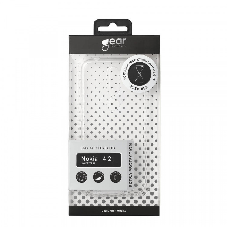 Gear Suojakuori TPU Läpinäkyvä - Nokia 4.2 Gear Suojakuori TPU Läpinäkyvä - Nokia 4.2
