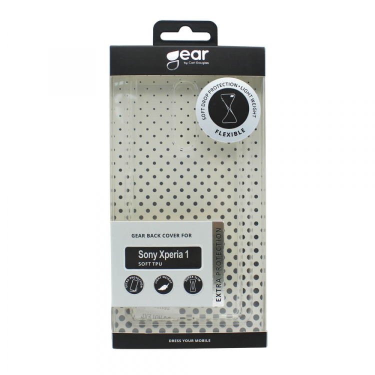 Gear Suojakuori TPU Läpinäkyvä - Sony Xperia 1/XZ4