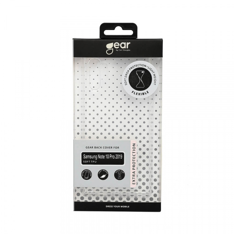 Gear Suojakuori TPU Läpinäkyvä - Samsung Note 10 Pro 2019