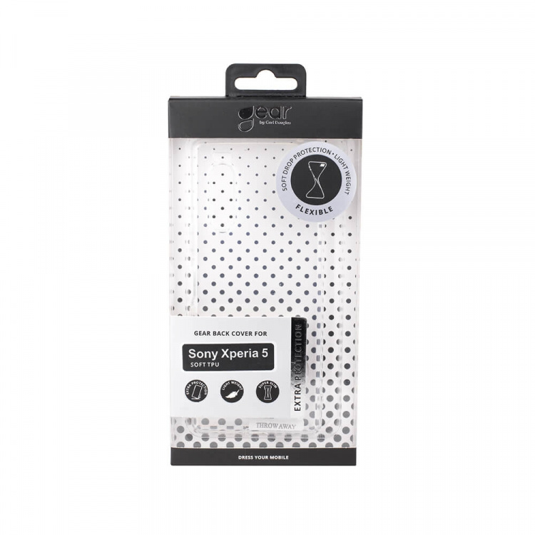 Gear Suojakuori TPU Läpinäkyvä - Sony Xperia 5