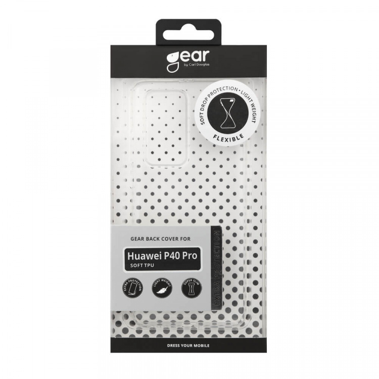 Gear Suojakuori TPU Läpinäkyvä - Huawei P40 Pro