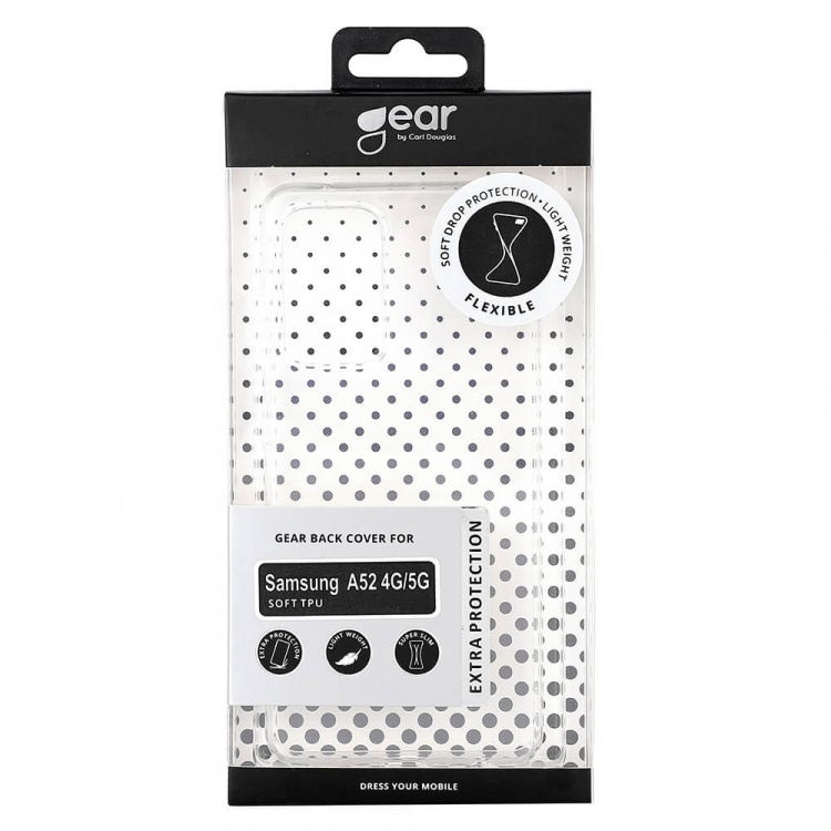 Gear Suojakuori TPU Läpinäkyvä - Samsung A52 4G/5G