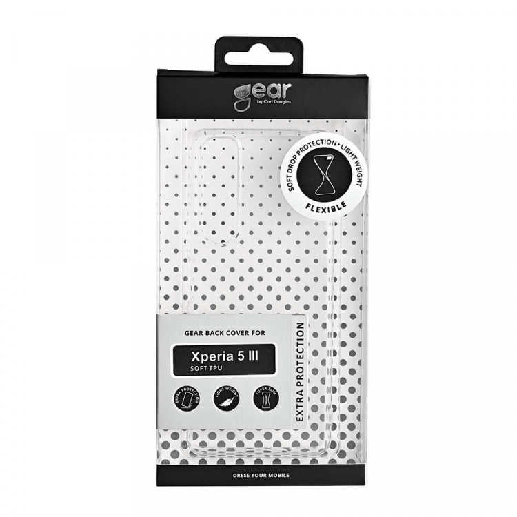 Gear Suojakuori TPU Läpinäkyvä - Xperia 5 III