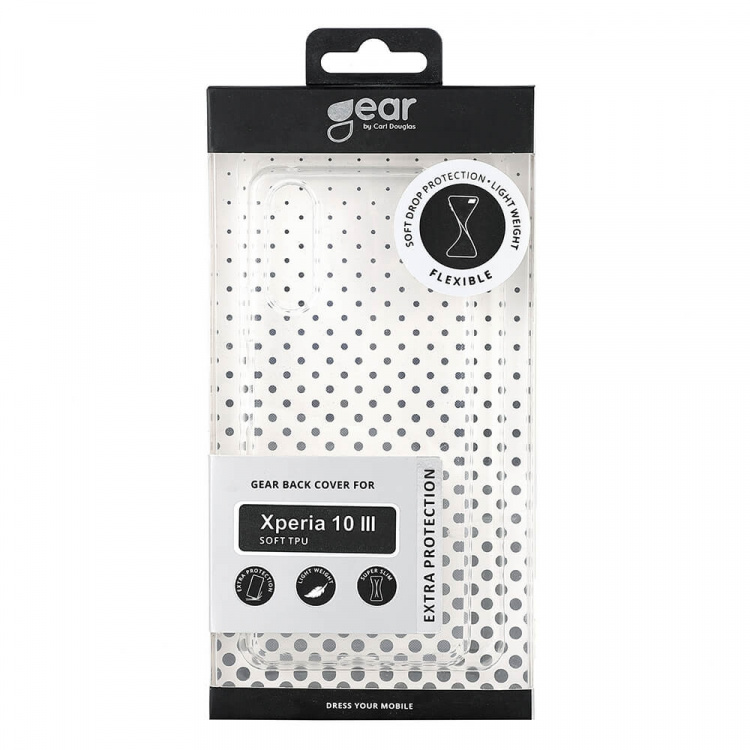 Gear Suojakuori TPU Läpinäkyvä - Xperia 10 III