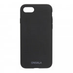 Onsala Suojakuori Silikooni Black - iPhone 6/7/8/SE Onsala Suojakuori Silikooni Black - iPhone 6/7/8/SE
