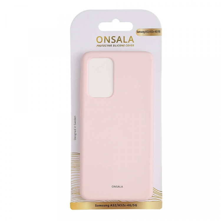 Onsala Suojakuori Silikooni Sand Pink - Samsung A52/A52s 4G/5G