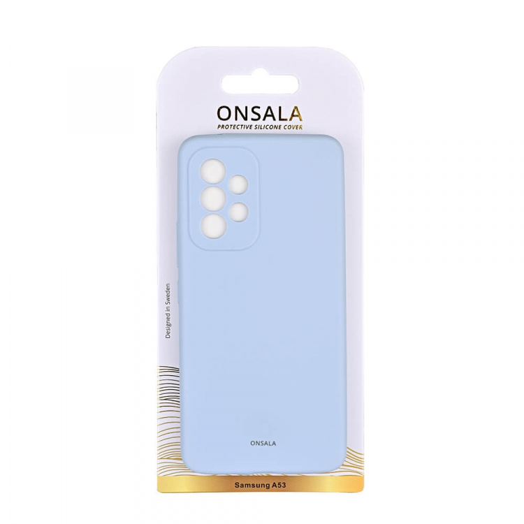 Onsala Suojakuori Silikooni Light Blue - Samsung A53