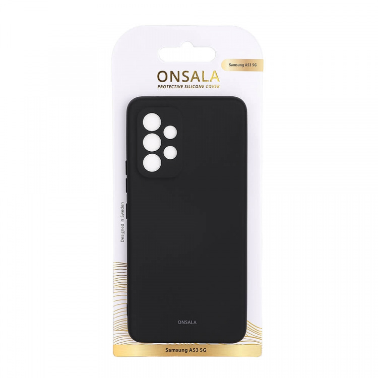 Onsala Suojakuori Silikooni Black - Samsung A53 Onsala Suojakuori Silikooni Black - Samsung A53