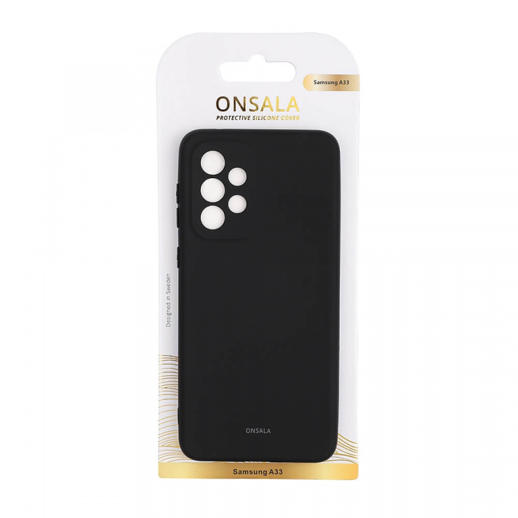 Onsala Suojakuori Silikooni Black - Samsung A33 Onsala Suojakuori Silikooni Black - Samsung A33