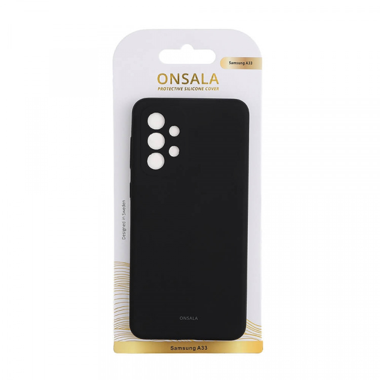 Onsala Suojakuori Silikooni Black - Samsung A33 Onsala Suojakuori Silikooni Black - Samsung A33