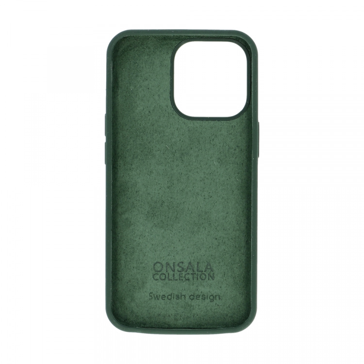 Onsala Suojakuori Silikooni Olive Green - iPhone 13 Pro