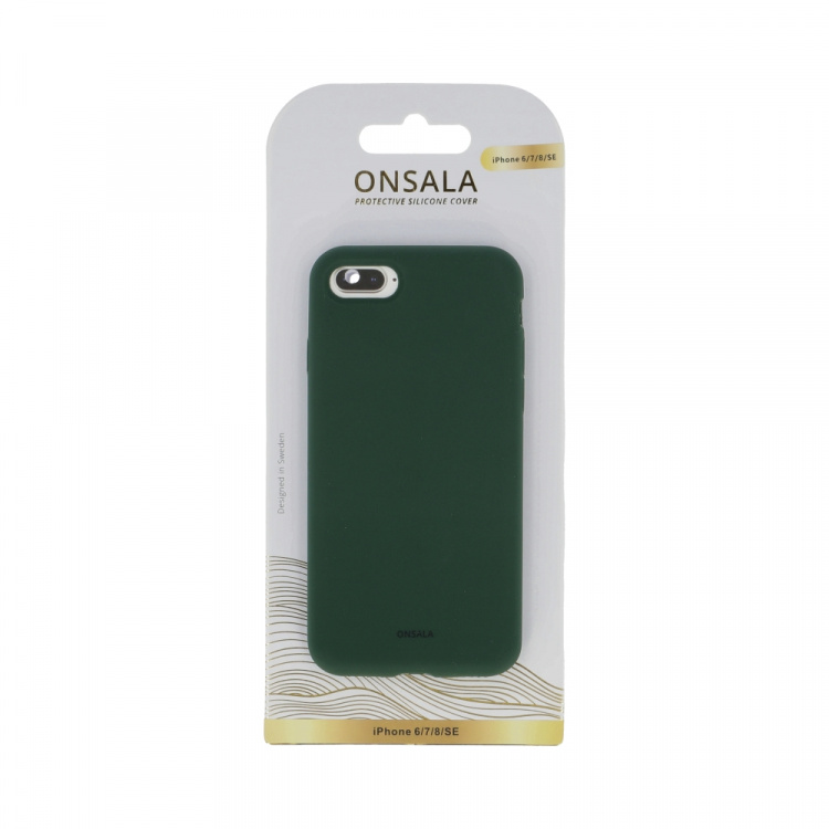 Onsala Suojakuori Silikooni Olive Green - iPhone 6/7/8/SE Onsala Suojakuori Silikooni Olive Green - iPhone 6/7/8/SE