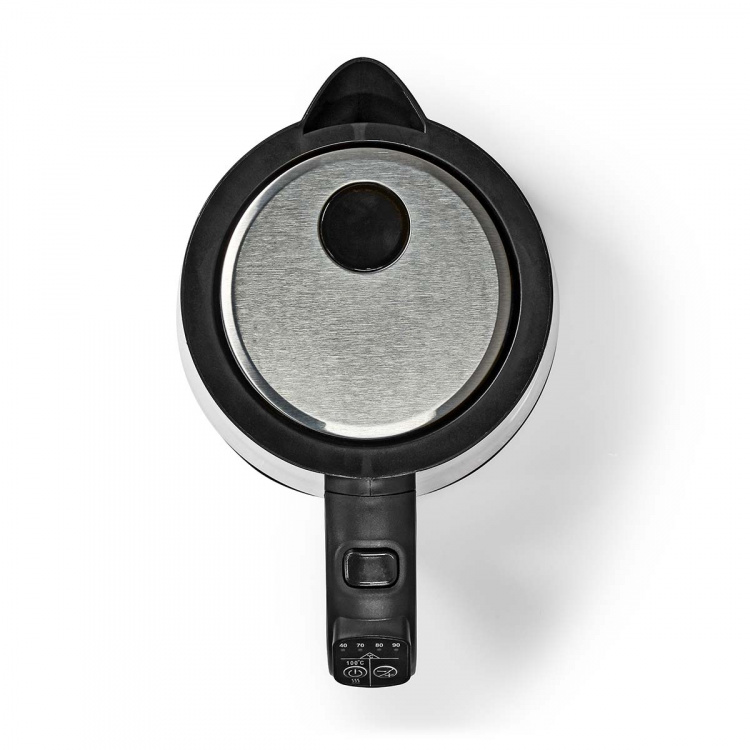 Nedis SmartLife Vedenkeitin | Wi-Fi | 1.7 l | Lasi | 40,60,70,80,90,100 °C | Lämpötilailmaisin | Pyörivä 360 astetta | Piilotettu lämmityselementti | Strix® ohjain | Tyhjäksi kiehumisen suoja | Android™ / IOS