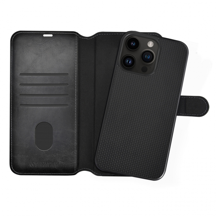 Champion 2-in-1 ohut lompakko iPhone 14 Pro Maxille