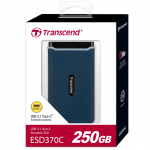 Transcend Portabel SSD ESD370C USB-C 250GB (R1050/W950) Transcend Portabel SSD ESD370C USB-C 250GB (R1050/W950)