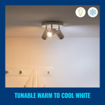 WiZ 2-pack WiFi Smart LED GU10 50W 345lm Färg