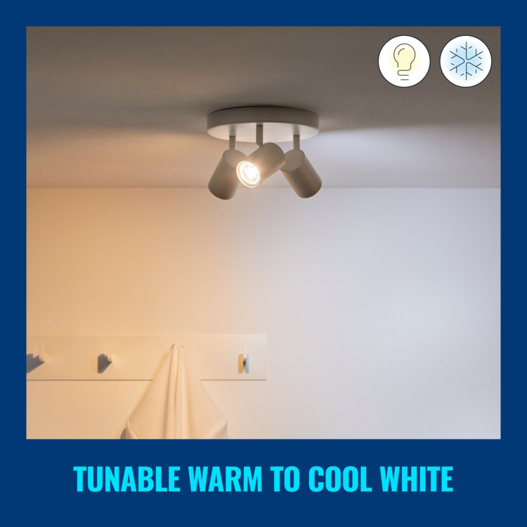 WiZ 2-pack WiFi Smart LED GU10 50W 345lm Färg