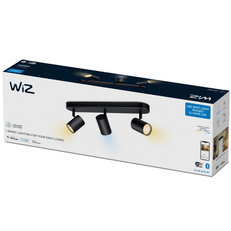 WiZ WiFi Imageo Spot 3x5W Kall & Varmvitt WiZ WiFi Imageo Spot 3x5W Kall & Varmvitt