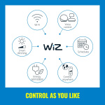 WiZ WiFi Panel Square 12W 1000ml Varm-kallvit WiZ WiFi Panel Square 12W 1000ml Varm-kallvit