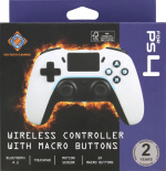deLTACO GAMING Playstation 4 bluetooth controller, white