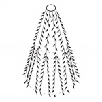 DELTACO SMART HOME joulukuusen RGB-koristevalot, Wi-Fi, IP44, 10 nauh.