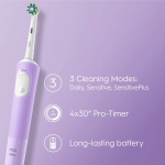 Oral B Eltandborste Vitality Pro Lila Oral B Eltandborste Vitality Pro Lila