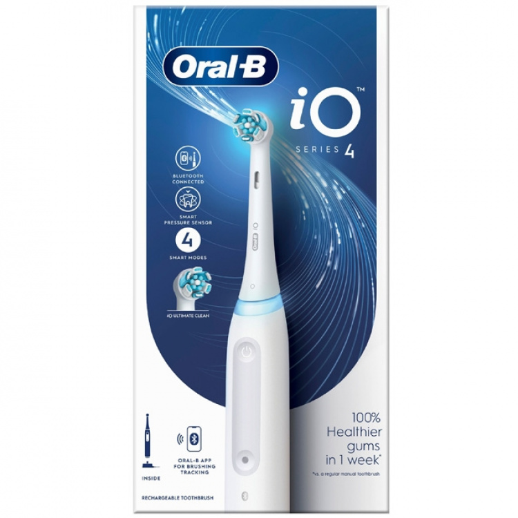Oral B Eltandborste iO4 Quite White Without Travel Case