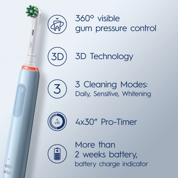 Oral B Pro3 3200S Blue Sensi sähköhammasharja
