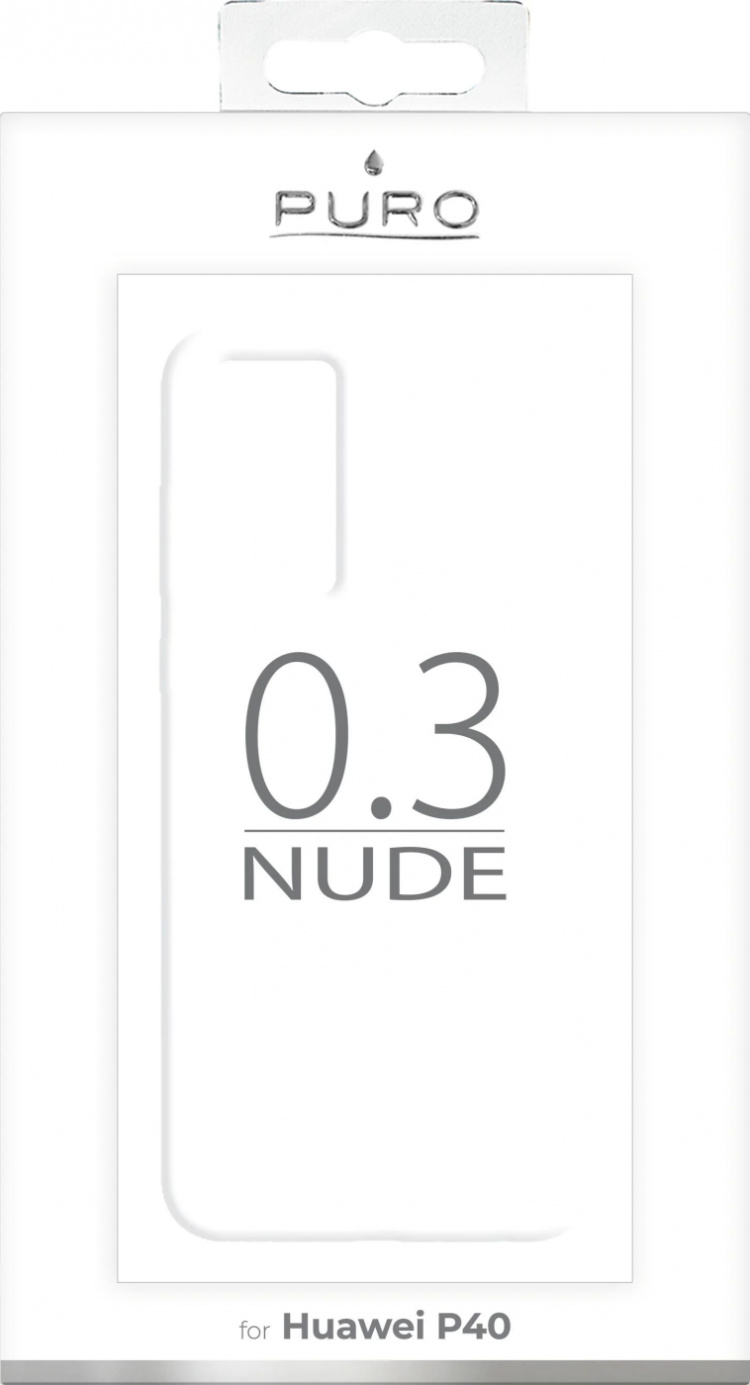 Puro Huawei P40, 0.3 Nude, Transp Puro Huawei P40, 0.3 Nude, Transp