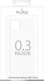 Puro Samsung Galaxy Note 10 Lite, 0.3 Nude, Transp Puro Samsung Galaxy Note 10 Lite, 0.3 Nude, Transp