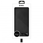 iPhone 12 Pro Max -puhelinlompakko nahka, musta