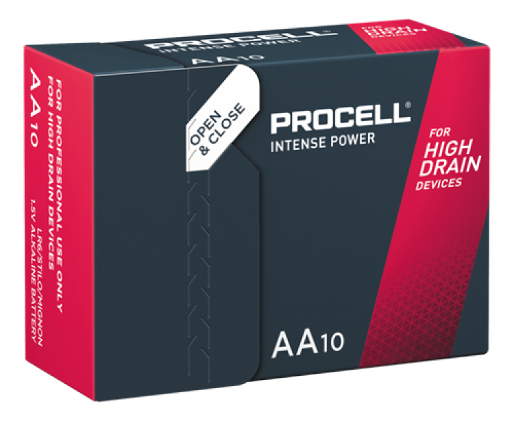 Procell Alkaline Intense AA-paristo, 1,5V, 10 x 10kpl Retail