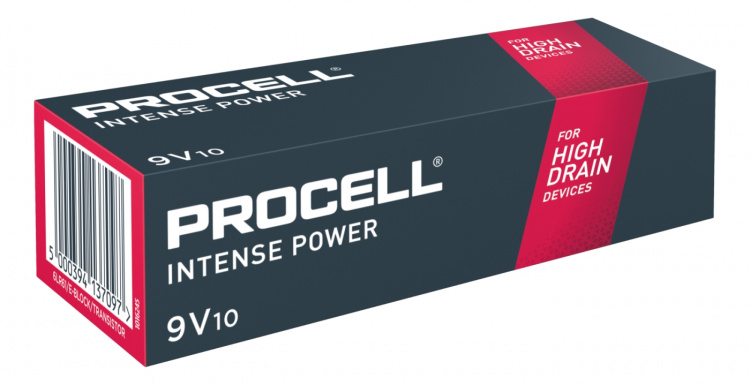 Procell Alkaline Intense 9V, 5 x 10kpl Retail
