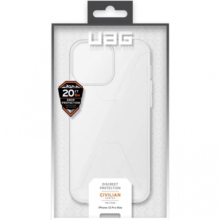 UAG iPhone 13 Pro Max Civilian Cover, Frosted Ice