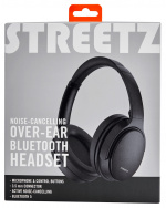 STREETZ Bluetooth-vastamelukuulokkeet, mikrofoni, ohjauspainik., musta STREETZ Bluetooth-vastamelukuulokkeet, mikrofoni, ohjauspainik., musta