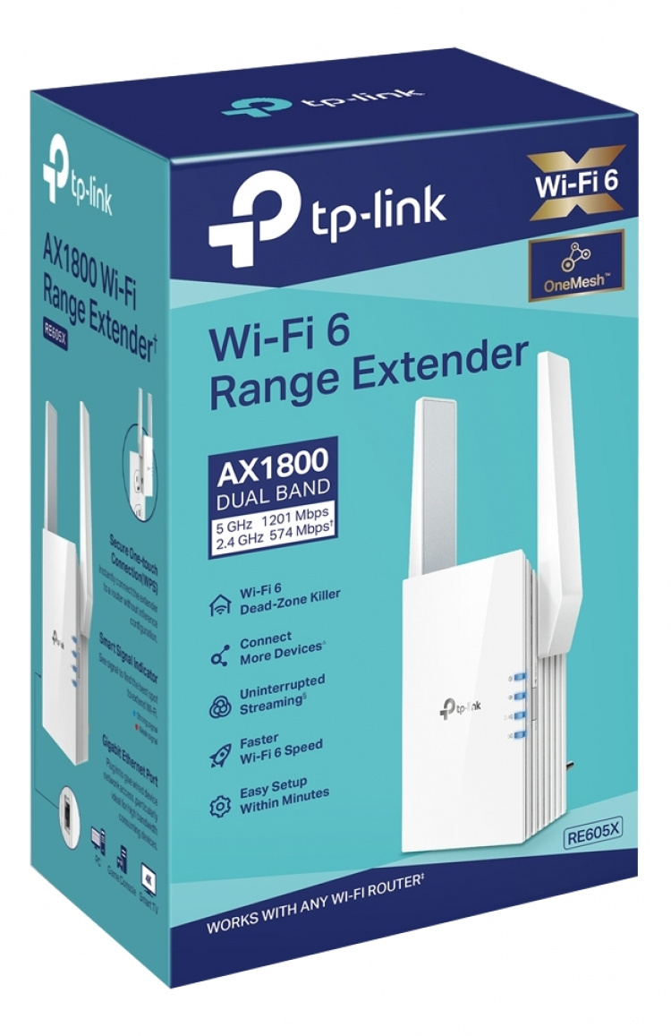 TP-Link AX1800 Wi-Fi 6 Range Extender
