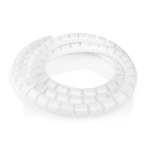 Nedis Johdotusjärjestelmä | Spiraaliholkki | 1 kpl | Suurin kaapelin paksuus: 28 mm | PE | Valkoinen