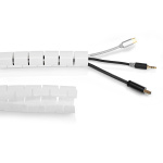 Nedis Johdotusjärjestelmä | Spiraaliholkki | 1 kpl | Suurin kaapelin paksuus: 32 mm | PE | Valkoinen