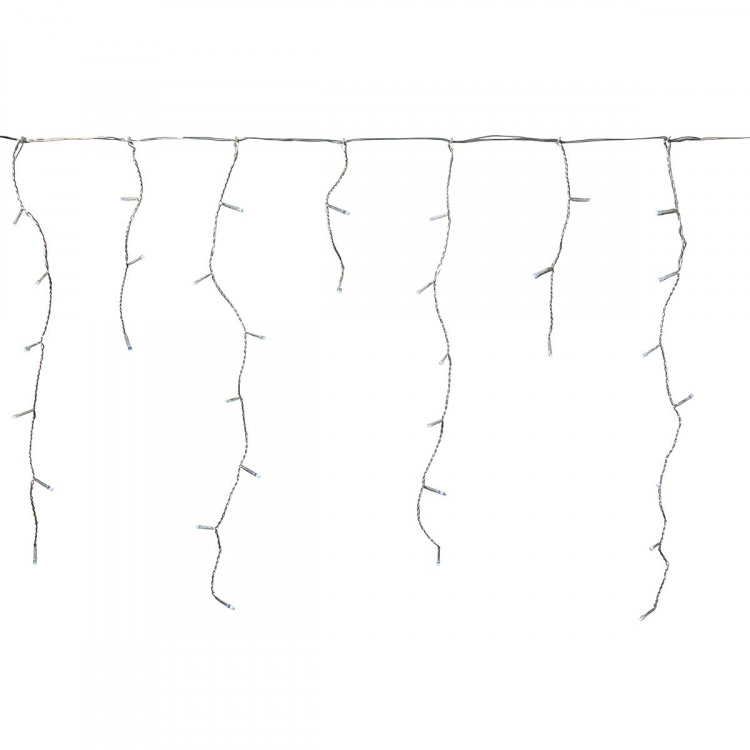 Nedis Koristeellinen Jääpuikko Valot | 180 LED\'s | Kylmä Valkoinen | 5.90 m | Kevyet vaikutukset: 7 | Verkkovirtakäyttöinen