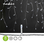 Nedis Koristeellinen Jääpuikko Valot | 360 LED\'s | Kylmä Valkoinen | 9.00 m | Kevyet vaikutukset: 7 | Verkkovirtakäyttöinen