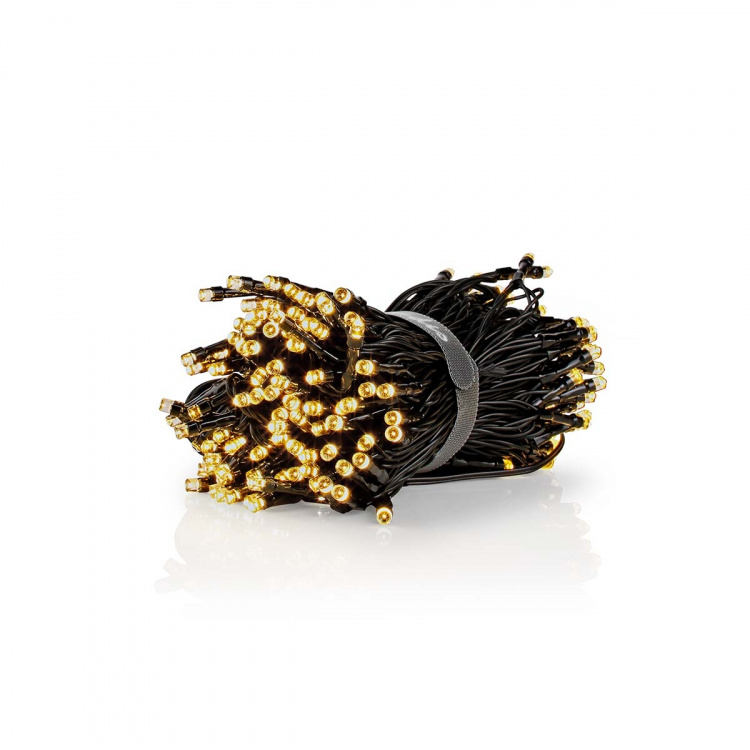 Nedis SmartLife Jouluvalot | Nauha | Wi-Fi | Lämmin Valkoinen | 200 LED\'s | 20.0 m | Android™ / IOS