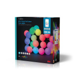 Nedis SmartLife-koristevalot | Partylight | Wi-Fi | RGB | 48 LED\'s | 10.8 m | Android™ / IOS | Polttimon halkaisija: 30 mm