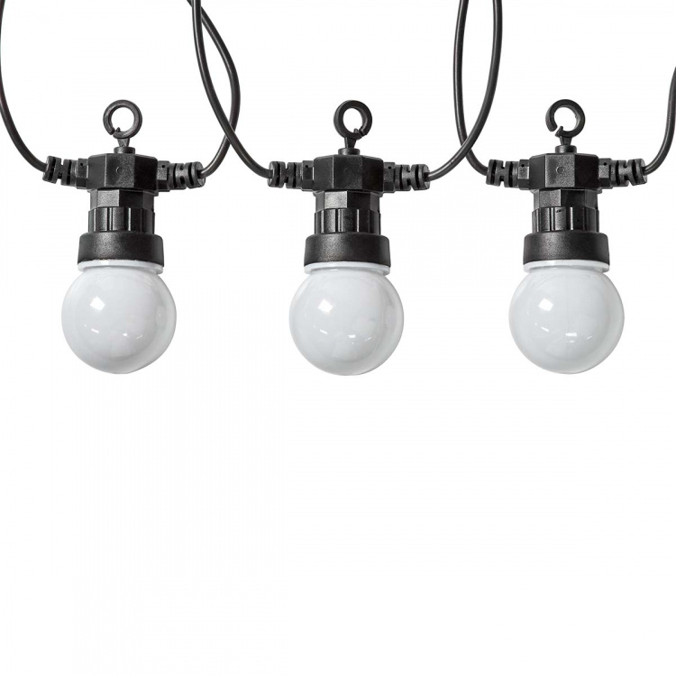 Nedis SmartLife-koristevalot | Partylight | Wi-Fi | RGB / Valkoinen | 10 LED\'s | 9.00 m | Android™ / IOS | Polttimon halkaisija: 50 mm Nedis SmartLife-koristevalot | Partylight | Wi-Fi | RGB / Valkoinen | 10 LED\'s | 9.00 m | Android™ / IOS | Polttimon halkaisija: 50 mm