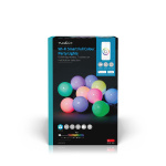 Nedis SmartLife-koristevalot | Partylight | Wi-Fi | RGB / Valkoinen | 10 LED\'s | 9.00 m | Android™ / IOS | Polttimon halkaisija: 50 mm Nedis SmartLife-koristevalot | Partylight | Wi-Fi | RGB / Valkoinen | 10 LED\'s | 9.00 m | Android™ / IOS | Polttimon halkaisija: 50 mm
