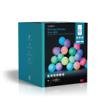 Nedis SmartLife-koristevalot | Partylight | Wi-Fi | RGB / Valkoinen | 20 LED\'s | 10 m | Android™ / IOS | Polttimon halkaisija: 50 mm Nedis SmartLife-koristevalot | Partylight | Wi-Fi | RGB / Valkoinen | 20 LED\'s | 10 m | Android™ / IOS | Polttimon halkaisija: 50 mm