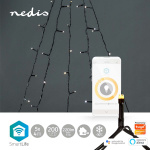 Nedis SmartLife Jouluvalot | Puu | Wi-Fi | Lämmin Valkoinen | 200 LED\'s | 20.0 m | 5 x 4 m | Android™ / IOS